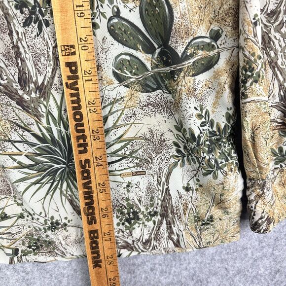 Game Guard Shirt Mens M Desert Camo Performance Vented Pockets Beach Boat STAIN* - Picture 10 of 12